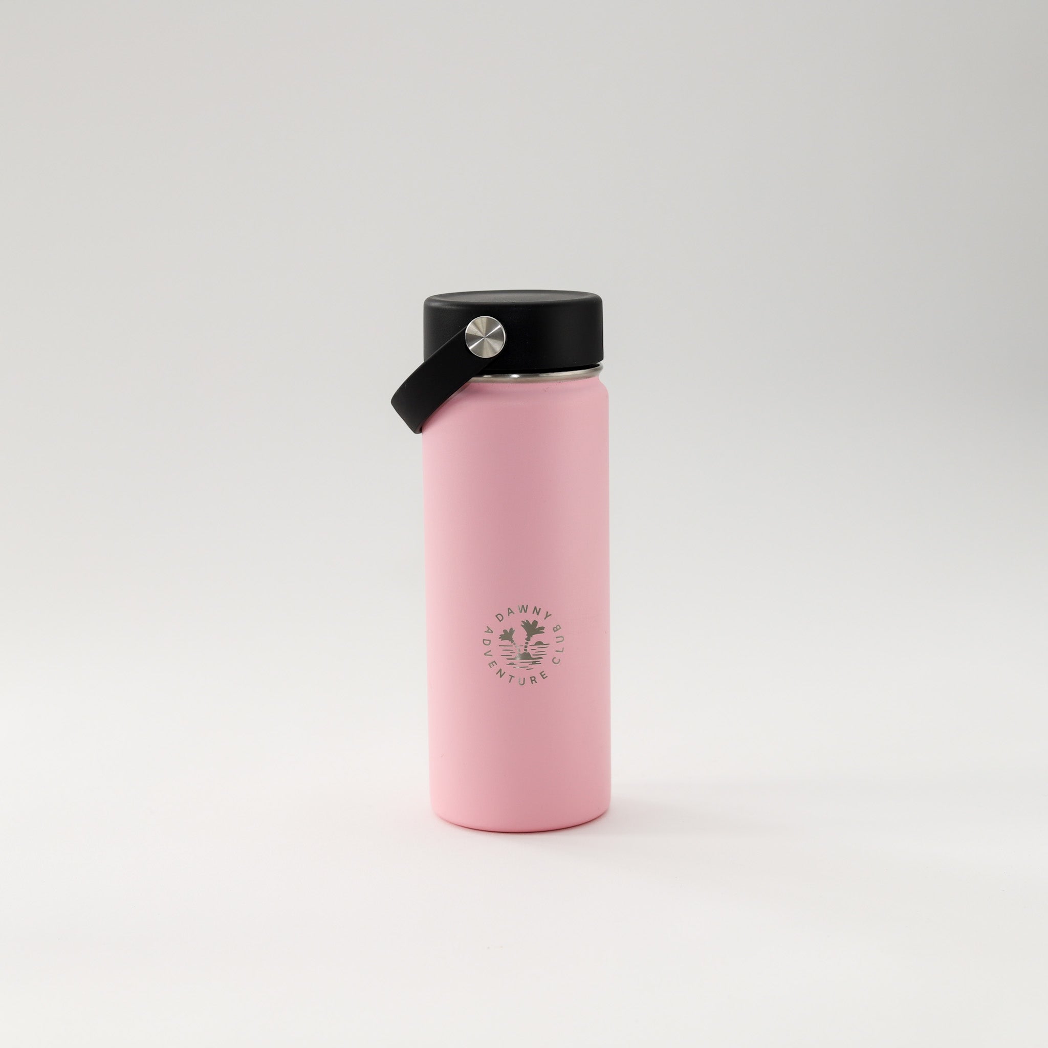 530ml Blush Pink Dawny Adventure Club Drink Bottle with screw lid and swing handle