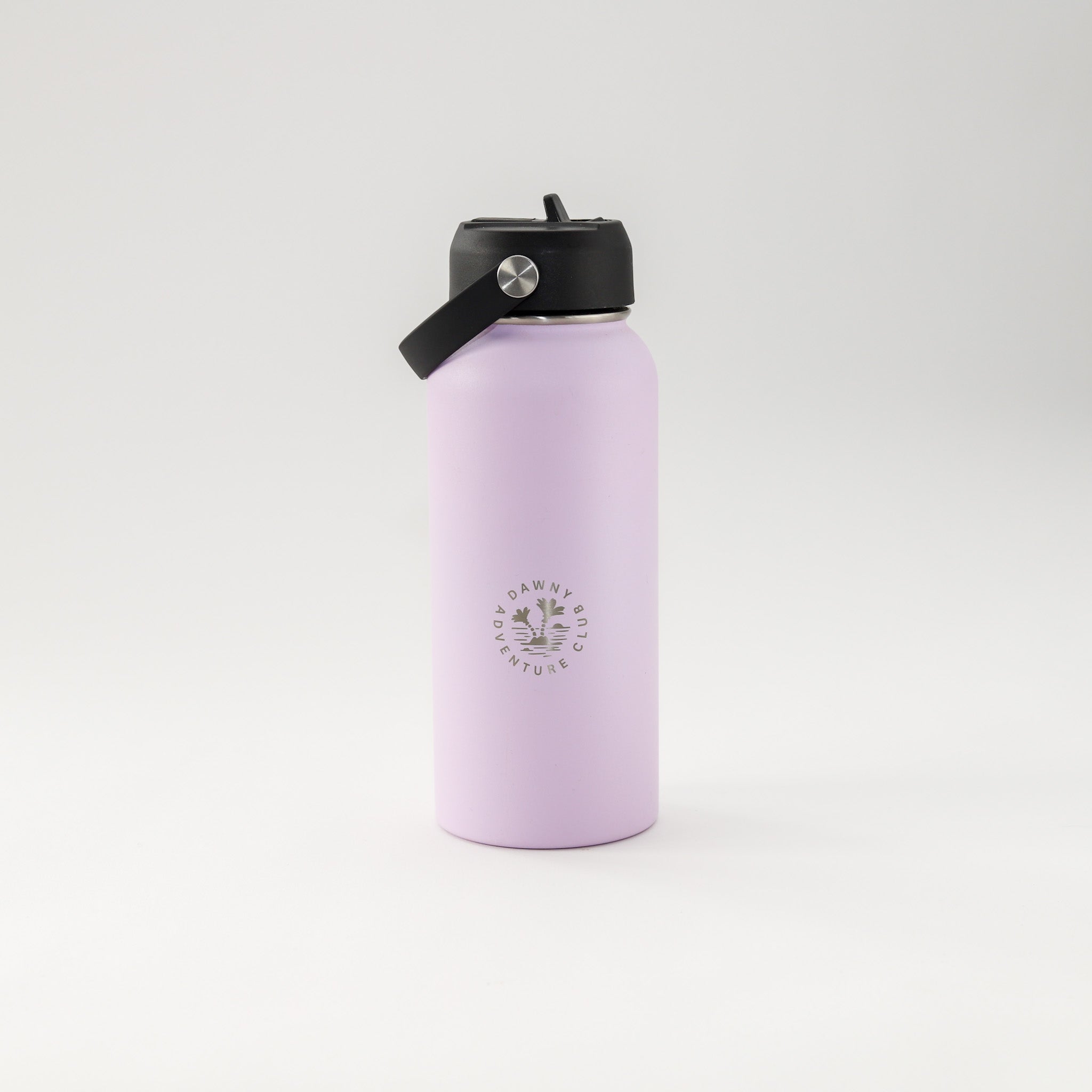 950ml Lilac Purple  Dawny Adventure Club Drink Bottle with sipper lid with swing handle