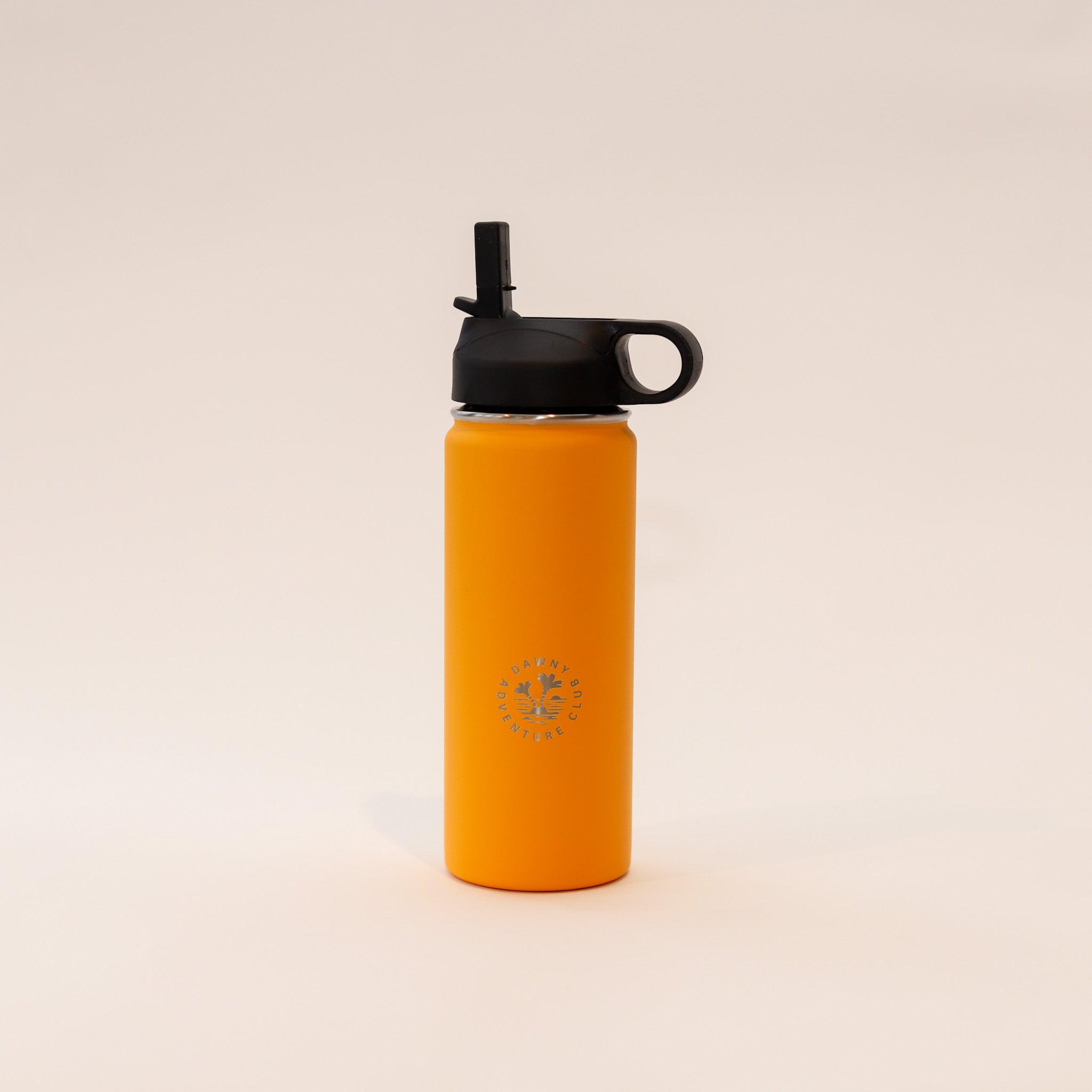 530ml Yellow Orange Dawny Adventure Club Drink Bottle with original sipper lid 
