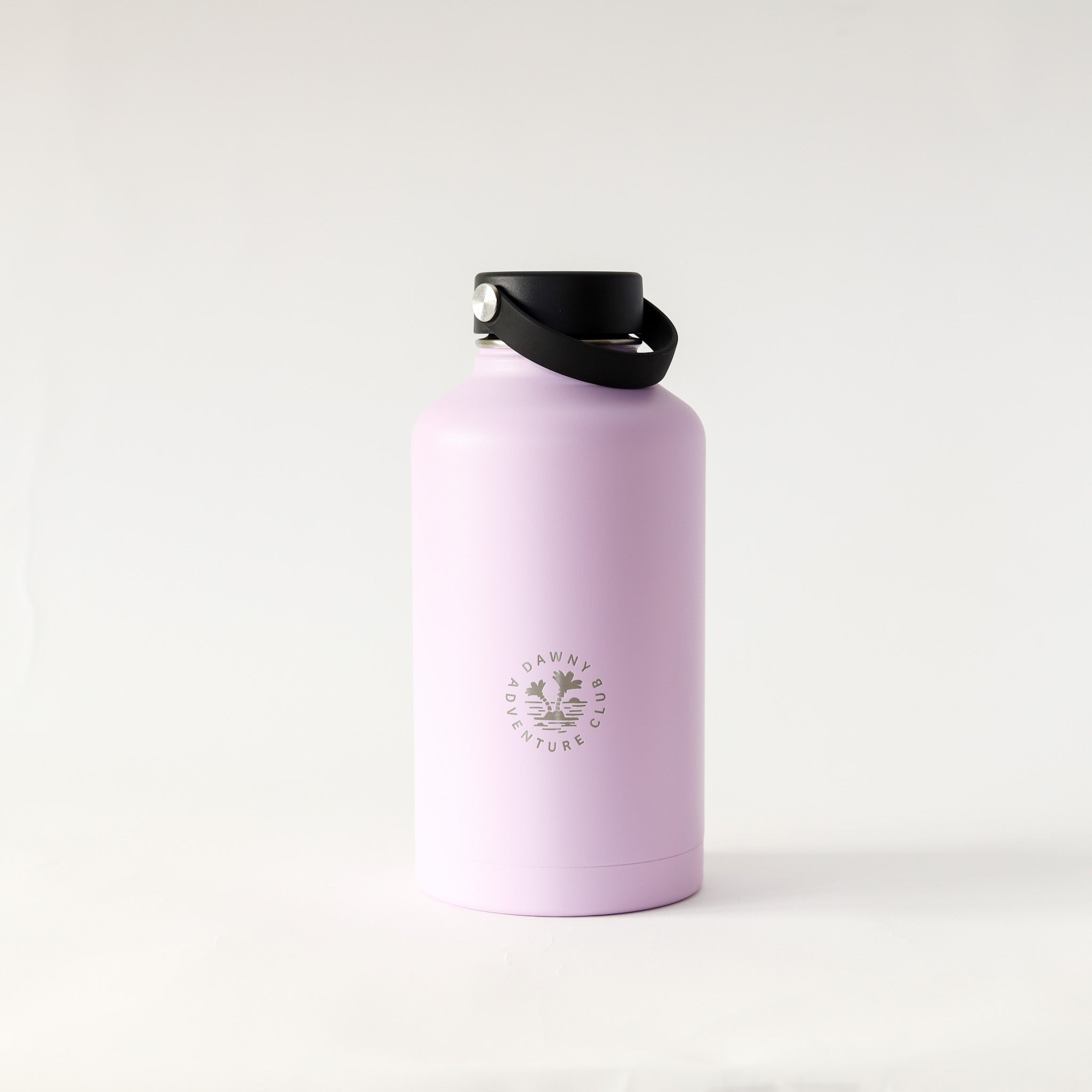 1900ml Lilac Purple Dawny Adventure Club Drink Bottle with screw lid and swing handle