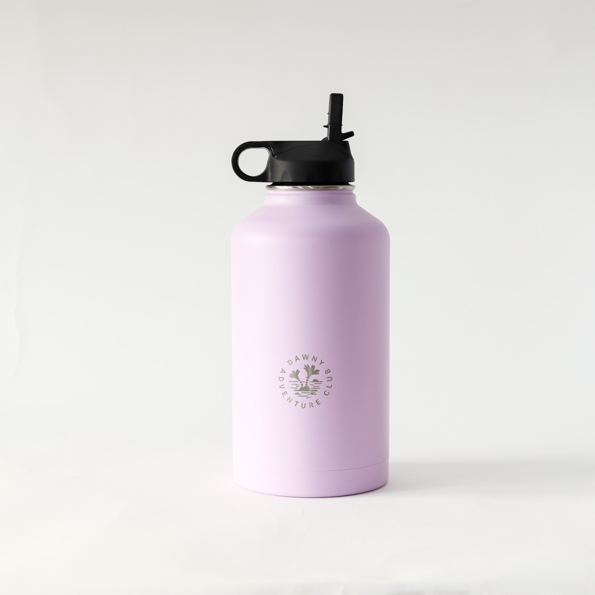 1900ml Lilac Purple Dawny Adventure Club Drink Bottle with original sipper lid